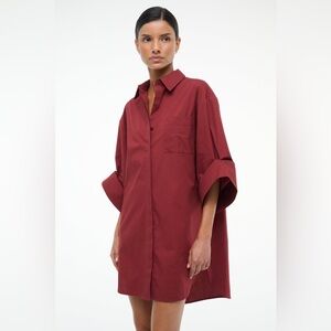 STAUD Nico Dress in Sandria